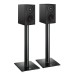DALI Sonik 1 Bookshelf Speakers (Pair), Black Ash with Matching Stand - Bundle