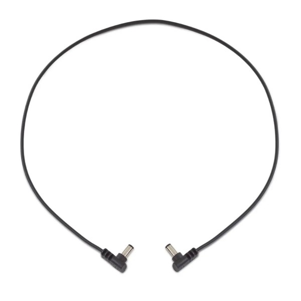 RockBoard Flat Power Cable 60cm Angled to Angled Black