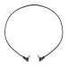 RockBoard Flat Power Cable 60cm Angled to Angled Black