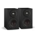 DALI Sonik 1 Bookshelf Speakers (Pair), Black Ash - Angled