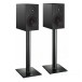 DALI Sonik 3 Bookshelf Speakers (Pair), Black Ash with Matching Stand - Bundle