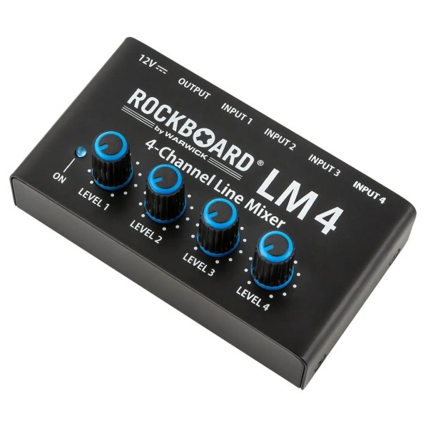 RockBoard LM 4 Four-Channel Mixer - angled shot