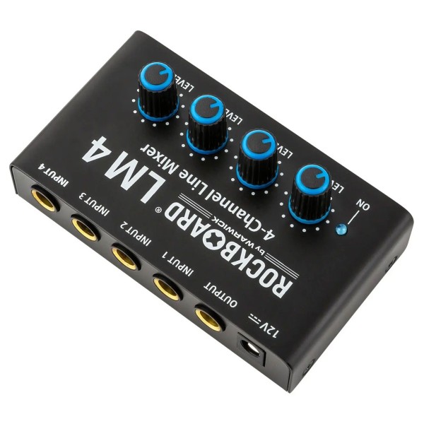 RockBoard LM 4 Four-Channel Mixer - I/O section