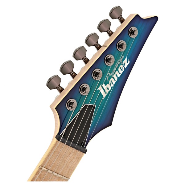 Ibanez RG652AHMFX Prestige, Nebula Green Burst head
