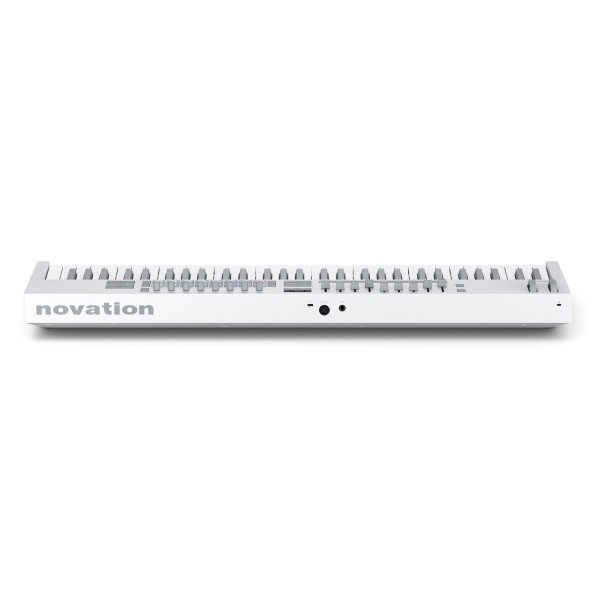 Launchkey 61 MIDI Keyboard, White - Rear