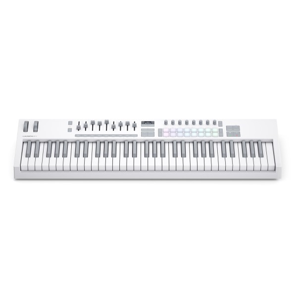 Novation Launchkey 61, White - Front Top