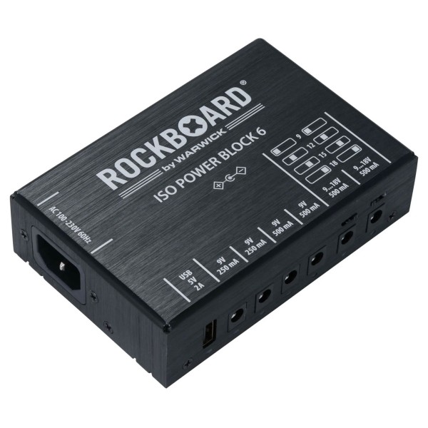 RockBoard ISO Power Block V6 IEC - left