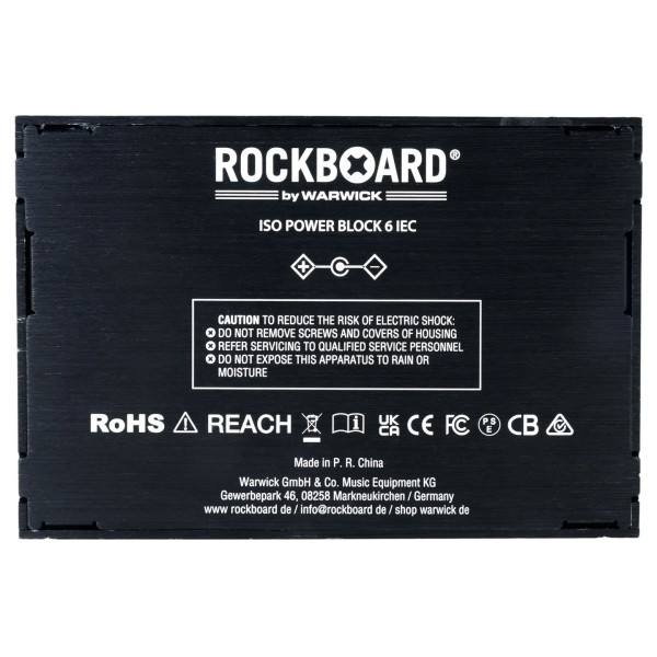 RockBoard ISO Power Block V6 IEC - underside