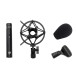 Warm Audio WA-84 Small Diaphragm Condenser Microphone, Black - Full Contents