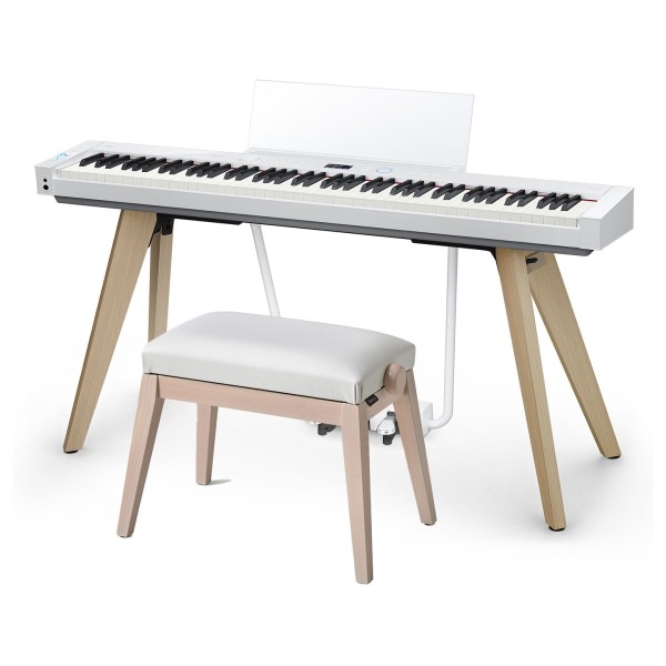 Casio PX S7000 Digital Piano and Stool, White 1