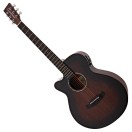 Tanglewood TWCRSFCE Crossroads Electro Acoustic Left Handed, Whiskey Burst