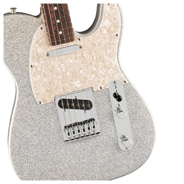 Fender 75th Anniversary Player II Telecaster RW, Diamond Dust Sparkle - hardware