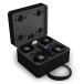 Chauvet DJ Freedom H1 IP X4 Wireless LED Wash Light System 4 Pack, Black - In Case Open Right