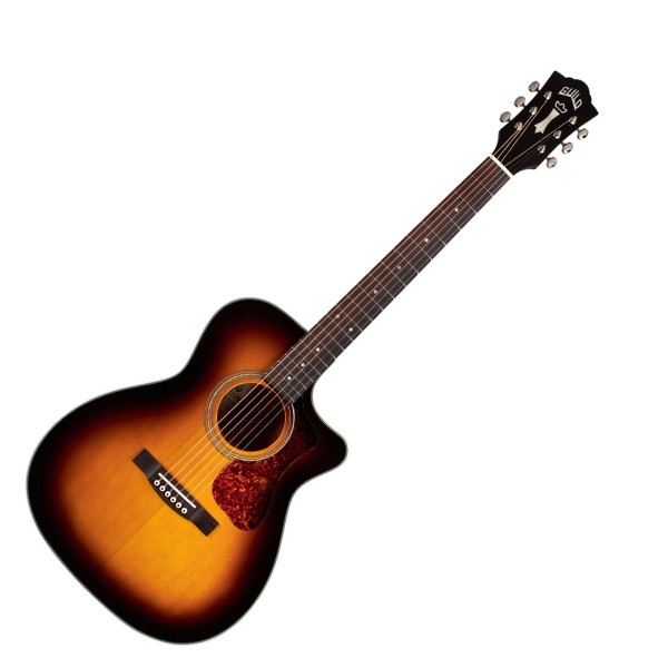 Guild OM-140CE, Antique Burst with Bag