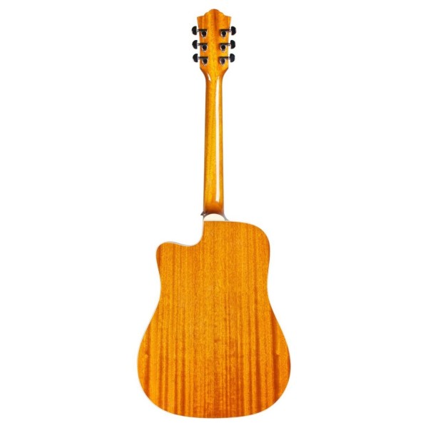 Guild D-140CE, Natural With Bag - back