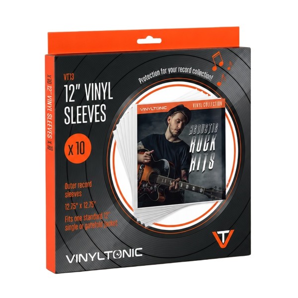 Vinyl Tonic PVC 12" Sleeve (10 Pack) 