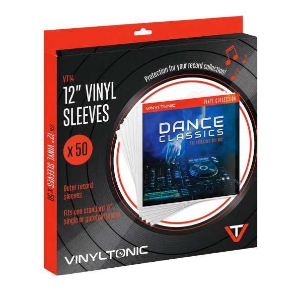 Vinyl Tonic PVC 12" Sleeve (50 Pack)