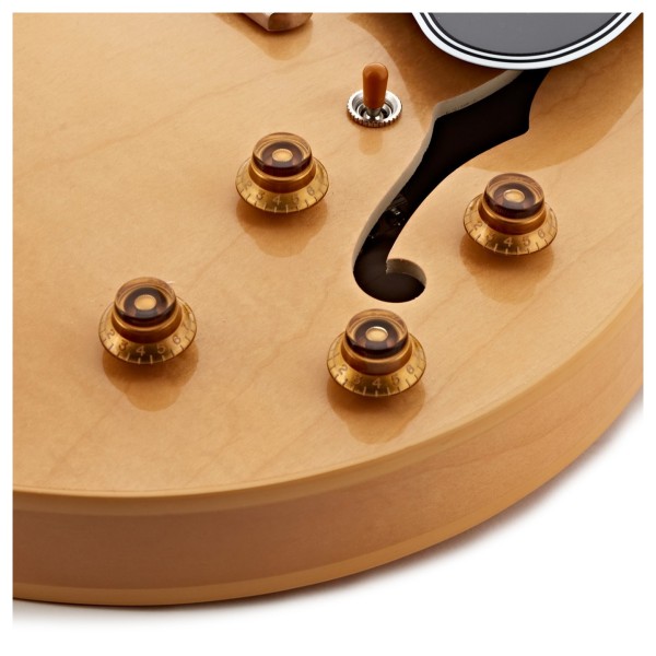 Gibson Custom 1959 ES-335 Reissue VOS, Vintage Natural #A950222 - controls