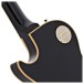 Gibson Custom 1957 Les Paul Custom Reissue 2-Pickup VOS, Ebony #751129 - neck joint