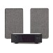 AVCOM Solid State Amplifier with Passive Speakers, Black