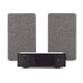AVCOM Solid State Amplifier with Passive Speakers, Black