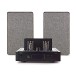 AVCOM Solid State Amplifier with Passive Speakers, Black