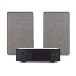 AVCOM Solid State Amplifier with Passive Speakers, Black