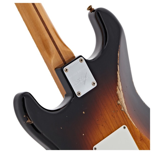 Fender Custom Shop Special Edition '58 Compound Radius Stratocaster Relic, Wide Fade 2tsb - neck joint