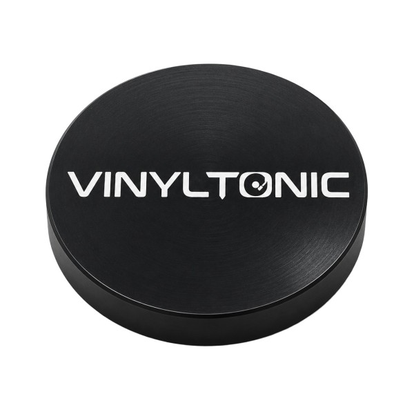Vinyl Tonic Record Weight Stabilisor - over angle 