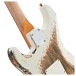 Fender Custom Shop 1961 Stratocaster Super Heavy Relic, Aged Olympic White over 3-Color Sunburst - neck joint