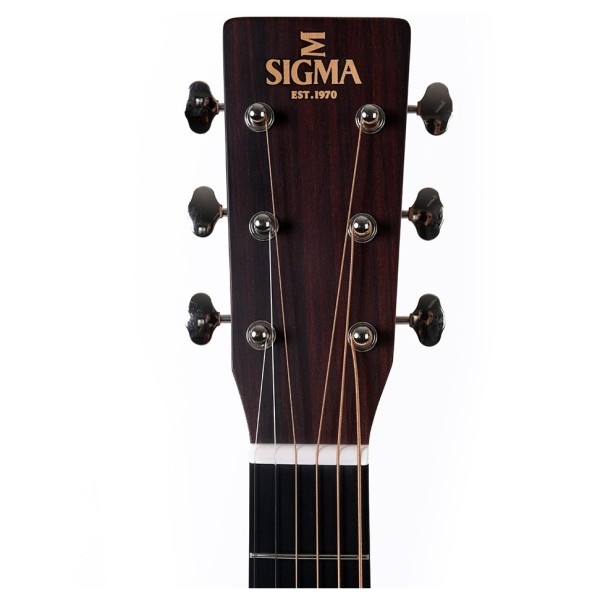Sigma OMT-28HL Lefthand Acoustic - headstock