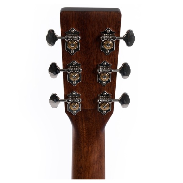 Sigma OMT-28HL Lefthand Acoustic - back of headstock