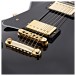 Gibson Custom Les Paul Custom Left Handed, Ebony #CS402843 - bridge and pickup