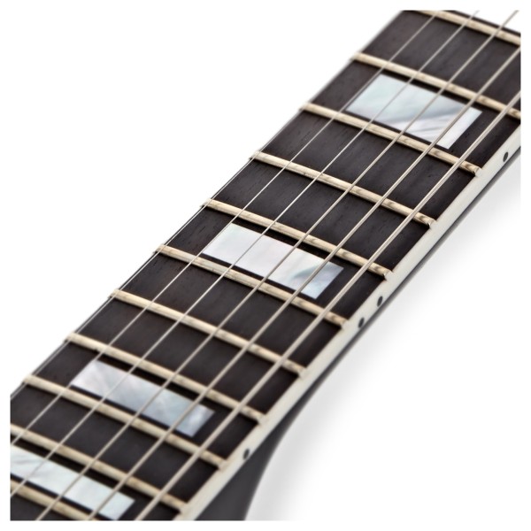 Gibson Custom Les Paul Custom Left Handed, Ebony #CS402843 - fretboard