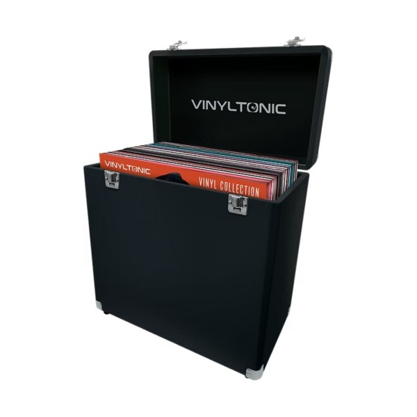 Vinyl Tonic PU leather LP Case, Black - main