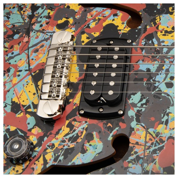PRS SE Ed Sheeran Hollowbody Baritone, Cosmic Splash - bridge