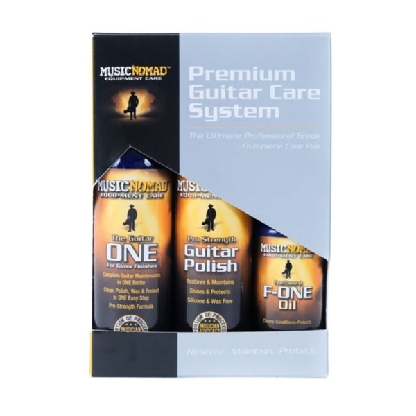 MusicNomad Premium Guitar Care System (5-Piece Kit)
