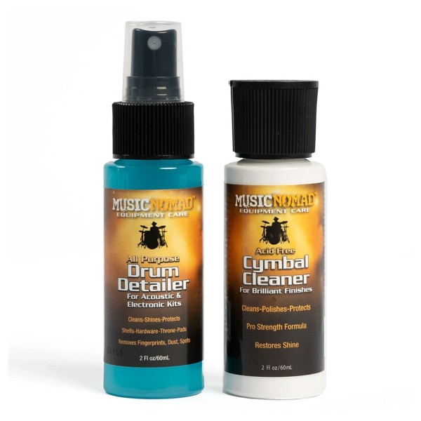 MusicNomad Drum Detailer & Cymbal Cleaner Combo Pack