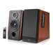 Edifier R1700BTS Active 2.0 Bluetooth Bookshelf Speaker Set, Brown - front image