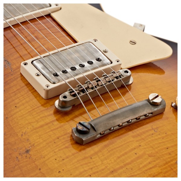 Gibson Custom 1959 Les Paul Standard Reissue Ultra Heavy Aged, Kindred Burst #944010 - bridge and pickup