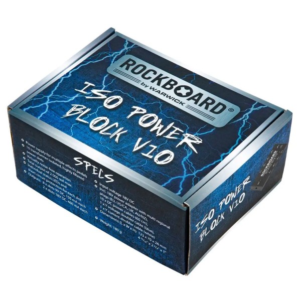 RockBoard ISO Power Block V10 Isolated Multi Power Supply - packaging