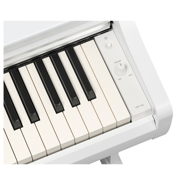 Yamaha YDP 166 Digital Piano, White 4