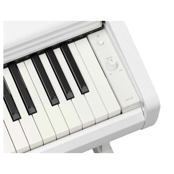 Yamaha YDP 146 Digital Piano Package, White 5