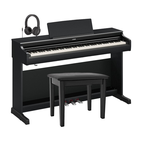 Yamaha YDP 166 Digital Piano Package, Black 1