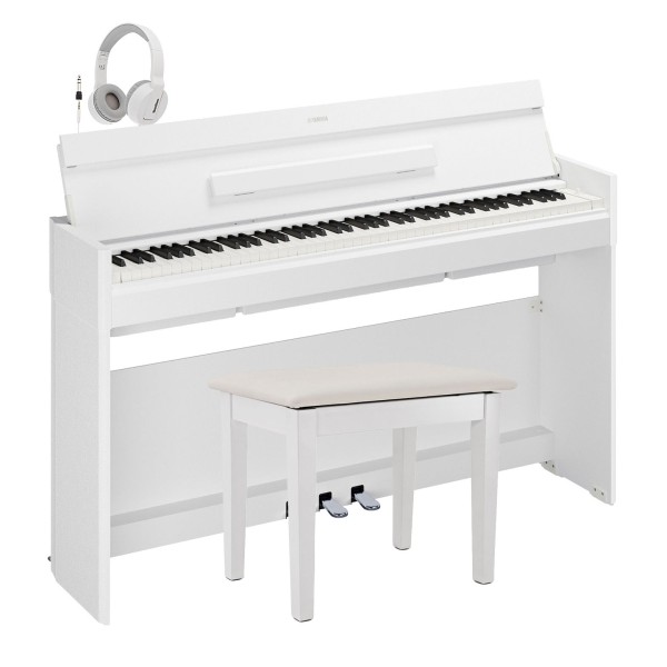 Yamaha YDP S56 Digital Piano Package, White BOM