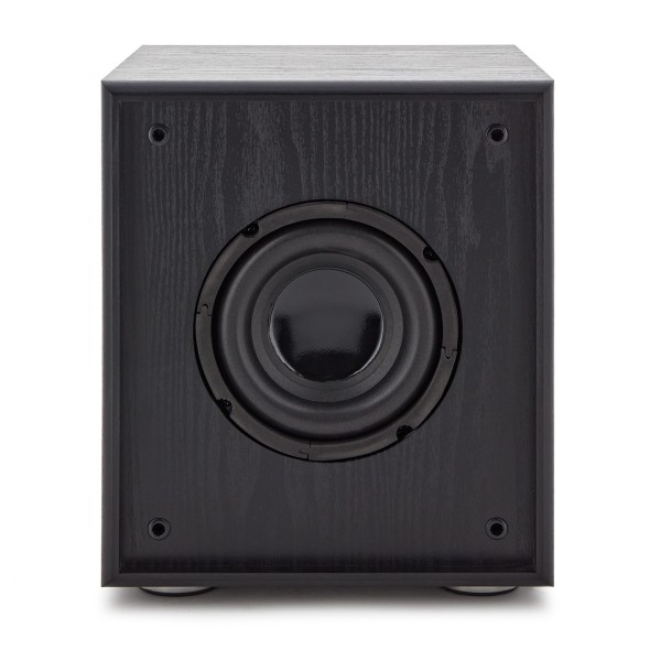 AVCOM 6" Active Subwoofer, Black