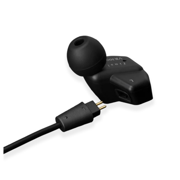 Final VR3000 Wireless Gaming and VR Earphones with Controller & Mic - under earpiece 