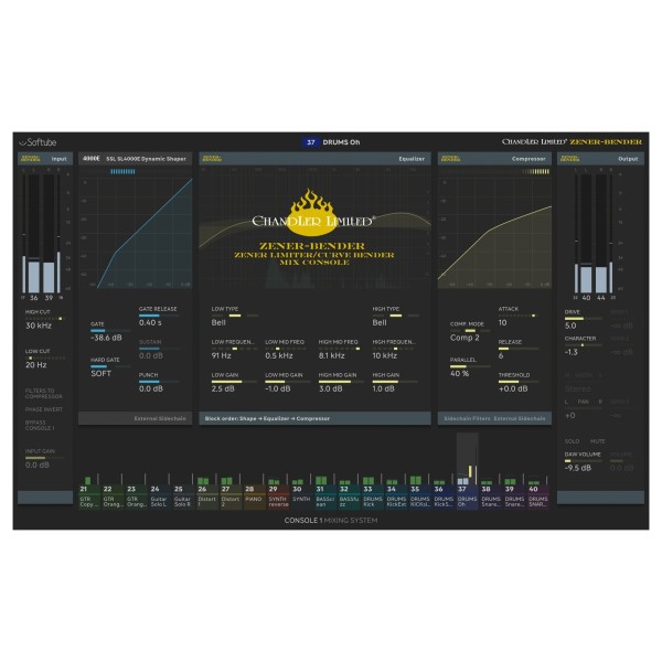 Softube Chandler Limited Zener-Bender for Console 1