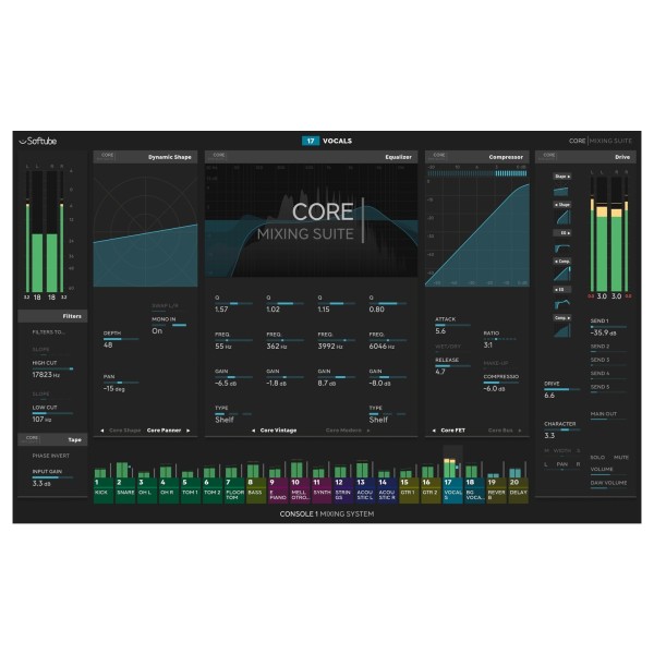 Softube Console 1 Core Mixing Suite