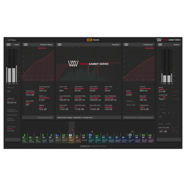 Softube Weiss Gambit Series for Console 1